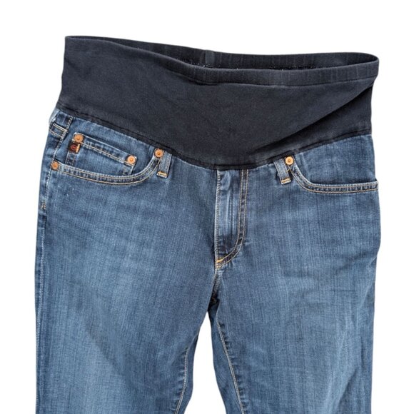 Adriano Goldschmied A Pea In The Pod The Angel Jeans Womens Blue Maternity Sz 29 - Picture 3 of 13